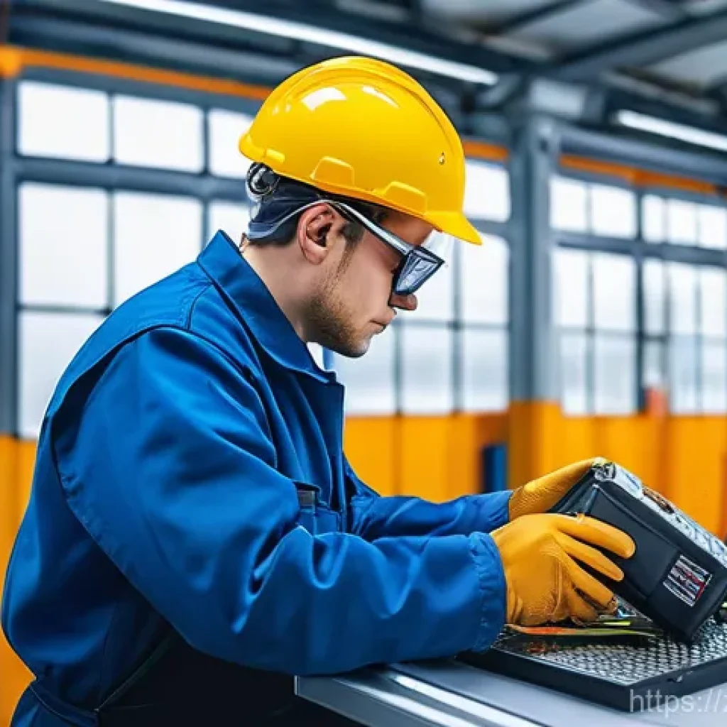 자동차정비사 필수 교육 프로그램 - **Prompt:** A highly skilled automotive technician, wearing full personal protective equipment inclu...