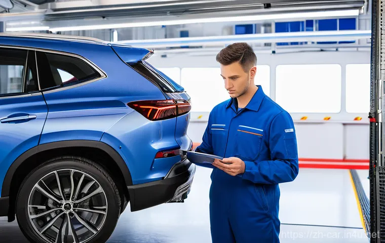 자동차정비사 필수 교육 프로그램 - **Prompt:** A highly skilled automotive technician, wearing full personal protective equipment inclu... 자동차정비사 필수 교육 프로그램 - **Prompt:** A highly skilled automotive technician, wearing full personal protective equipment inclu...